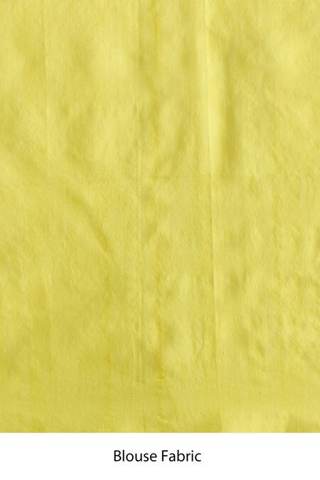 Mint N Oranges Yellow Chanderi Zari Polka Woven Handloom Saree With Unstitched Blouse Piece at Aza Fashions Mint N Oranges_Yellow Chanderi Zari Polka Woven Handloom Saree With Unstitched Blouse Piece_at_Aza_Fashions