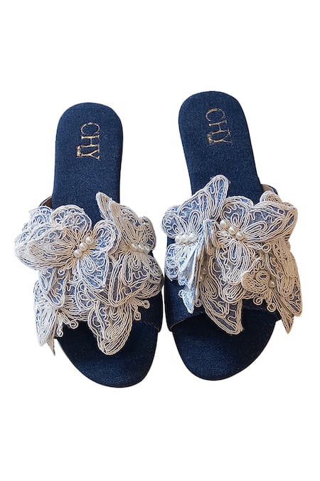 Cinderella By Heena Yusuf Titli Denim Flats 
