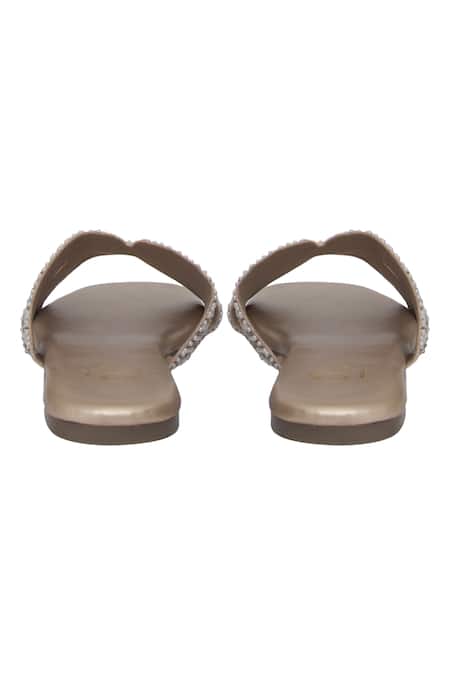 Buy_Kkarma Accessories_Multi Color Latika Bead Crystal Embellished Flats _Online_at_Aza_Fashions