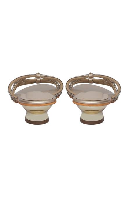 Buy Kkarma Accessories Gold Crystals Stone Embellished Sandals Online at Aza Fashions Buy_Kkarma Accessories_Gold Crystals Stone Embellished Sandals _Online_at_Aza_Fashions