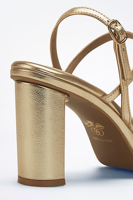 Shop_Signature Sole_Gold Stones Embellished Heels 