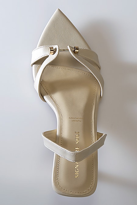 Shop_Signature Sole_Off White Double Strap Block Heels _Online_at_Aza_Fashions