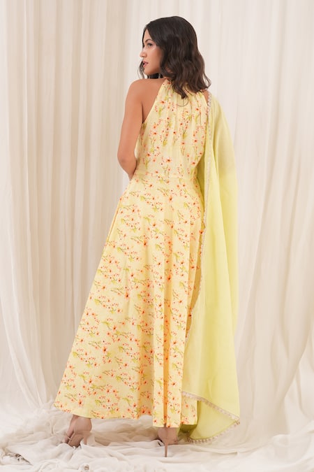 House Of TA-YA Floral Print Anarkali Set 