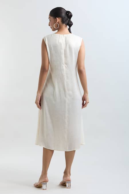 Mayank Anand Shraddha Nigam Shimmer Textured Dress 
