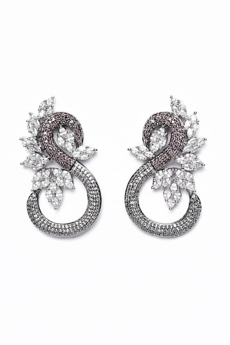 Our Purple Studio Stones Work Dangler Earrings 