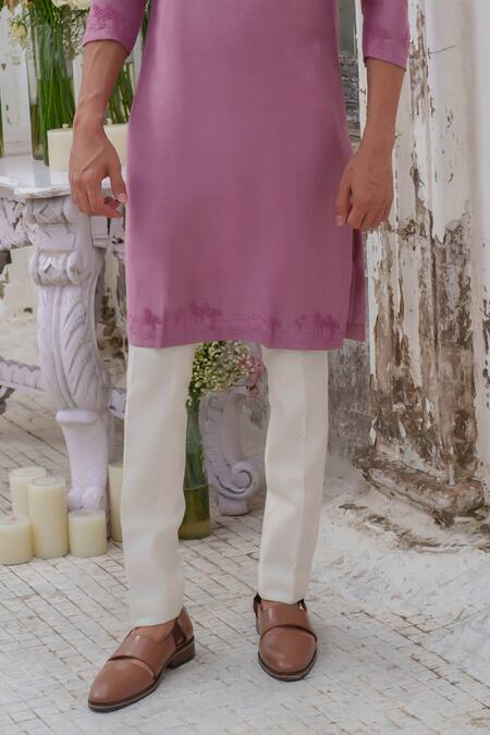 Buy Amrit Dawani Purple , Satin Beads Bird Placement Embroidered Kurta Set Online at Aza Fashions Buy_Amrit Dawani_Purple , Satin Beads Bird Placement Embroidered Kurta Set _Online_at_Aza_Fashions