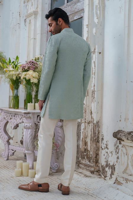 Amrit Dawani Textured Pattern Kurta Set 