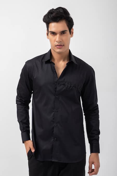 KAKA CALCUTTA Bead Embellished Shirt 