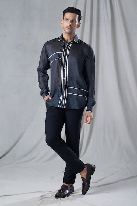 Bhusattva Piping Detailed Shirt 