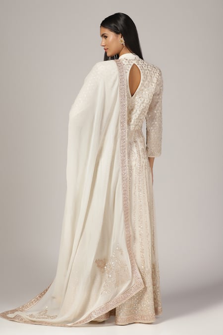 Anju & Harleen Embroidered Anarkali With Dupatta 