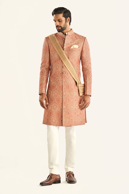 Raghavendra Rathore Jodhpur The Jaipur Engraving Sherwani 