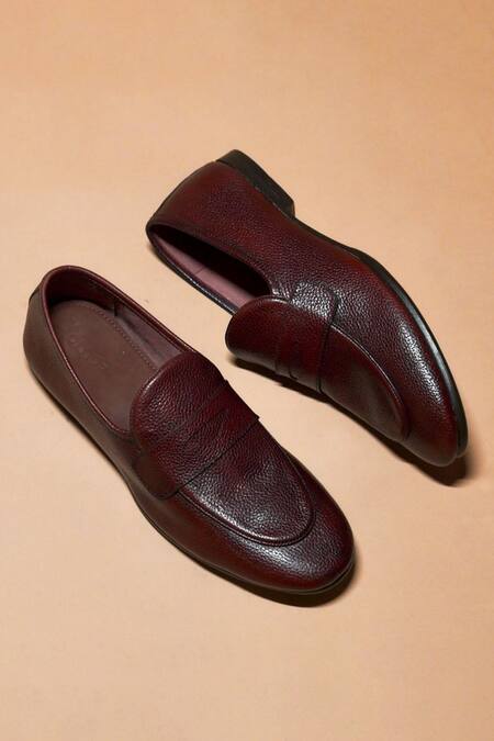 Shop_Dmodot_Brown Flexo Bruno Loafers _at_Aza_Fashions
