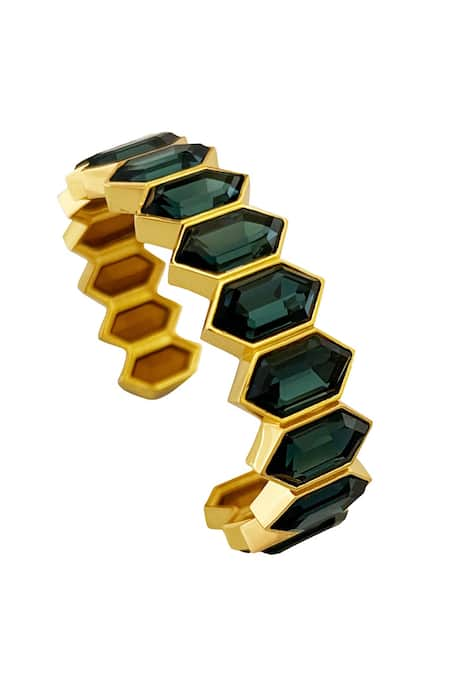 Radhika Agrawal Jewels Honeycomb Gem Bracelet 