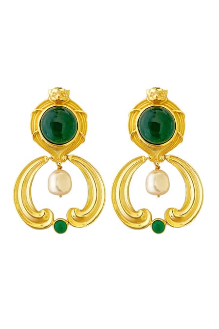 Radhika Agrawal Jewels Ostra Pearl Drops 