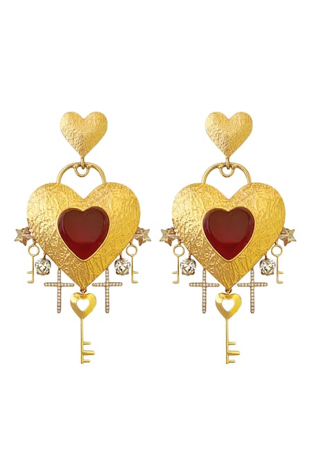 Radhika Agrawal Jewels Amour Key Danglers 