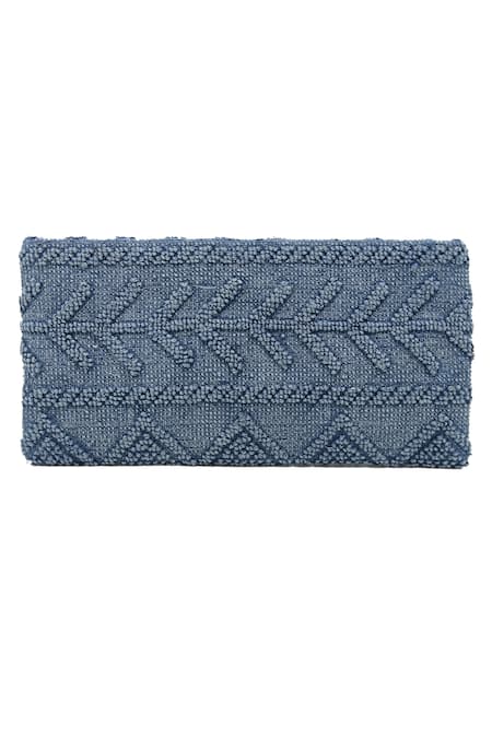 TROV Cece Yarn Woven Island Clutch 