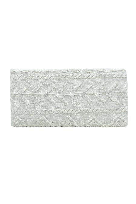 TROV Cece Yarn Woven Misty Vine Clutch 