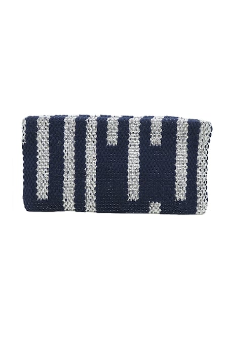 TROV Indi Brazen Ray Yarn Woven Clutch 