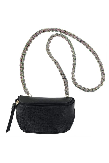 TROV Jules Disco Diamonte Belt Bag 