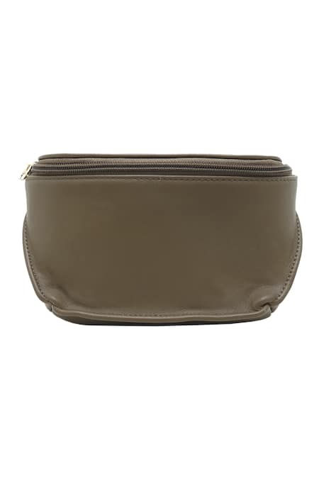 TROV Jules Pure Leather Loop Belt Bag 