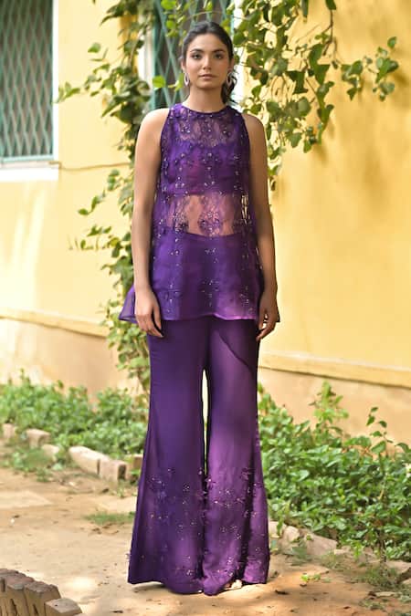 Tarisha Tholia Diane Embroidered Kurta Pant Set 