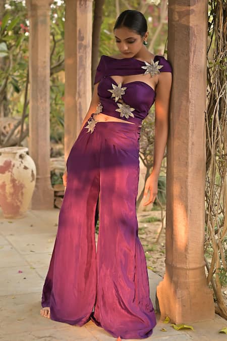 Tarisha Tholia Opium Hand Embroidered Jumpsuit 