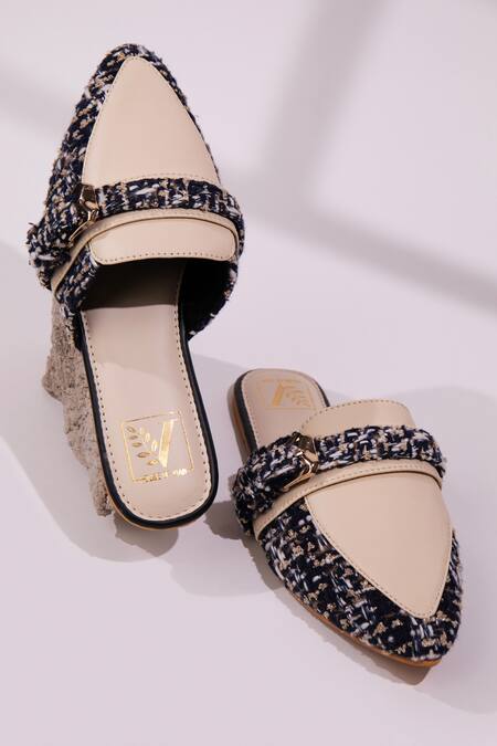 Buy House Of Vian Blue Buckle It Solid Strapped Mules Online at Aza Fashions Buy_House Of Vian_Blue Buckle It Solid Strapped Mules _Online_at_Aza_Fashions