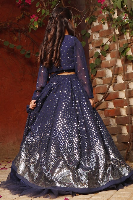 Fayon Kids Embroidered Lehenga Set