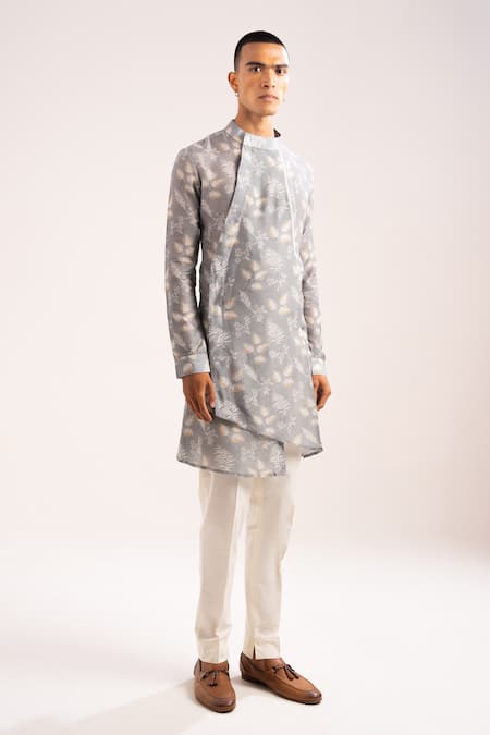 Project Bandi Mountain Pleated Angrakha With Pant 