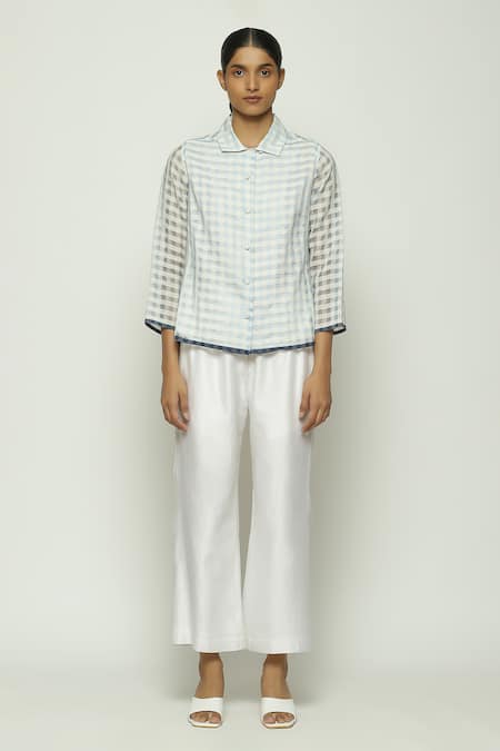 Abraham & Thakore Checkered Pattern Shirt 