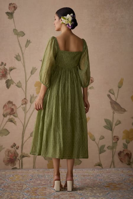 Kritika Dawar Floral Hand Embroidered Yoke Tunic 