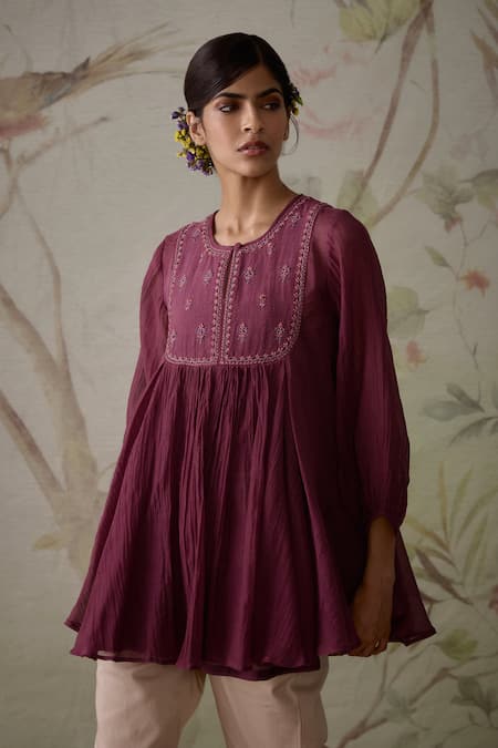 Kritika Dawar Handwoven Flared Short Tunic 