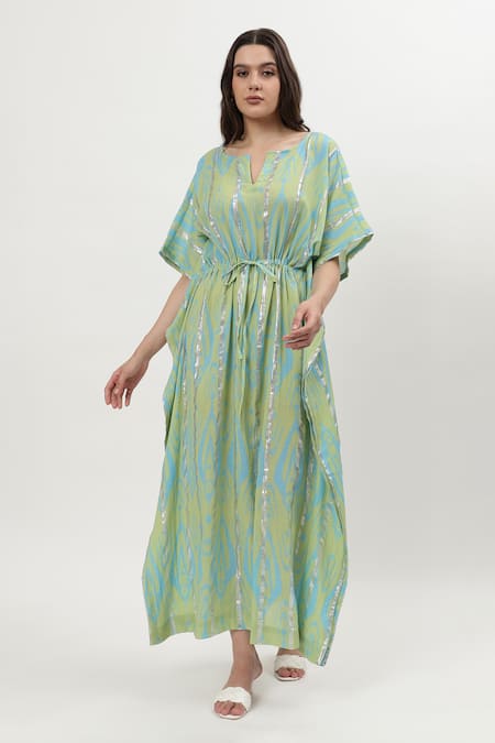 Musal Kelly Ikat Print Kaftan 