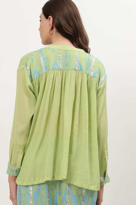 Musal Amy Placement Print Shirt 