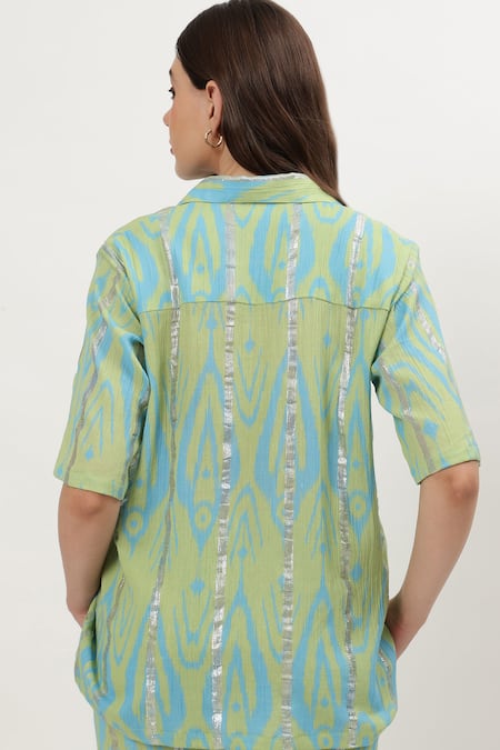 Musal Janet Ikat Print Shirt 