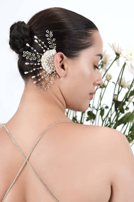 House of D'oro Embellished Ear Cuff 