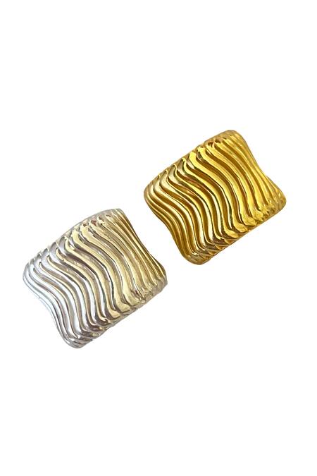 Radhika Agrawal Jewels Gold Plated Mirage Ring Online at Aza Fashions Radhika Agrawal Jewels_Gold Plated Mirage Ring _Online_at_Aza_Fashions