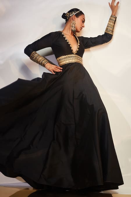 Akara Embellished A-Line Anarkali 