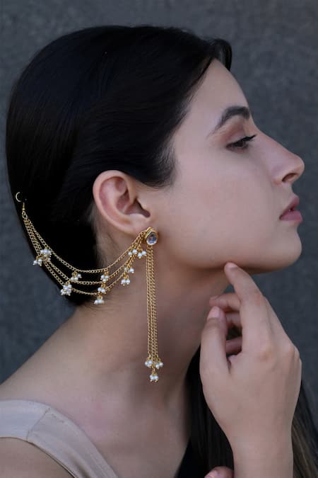 Do Taara Embellished Long Earrings 