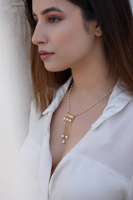 Do Taara Pearl Chain Necklace 