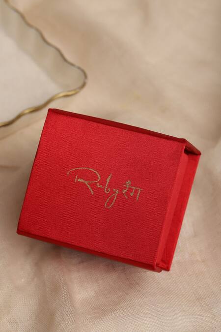 Buy_Ruby Raang_Gold Plated Stones Studded Bangle 