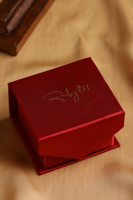 Buy_Ruby Raang_Red Stones Meenakari Ornamented Bangle 