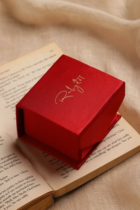 Shop_Ruby Raang_Gold Plated Kundan Pearl Embellished Choker Necklace _Online_at_Aza_Fashions