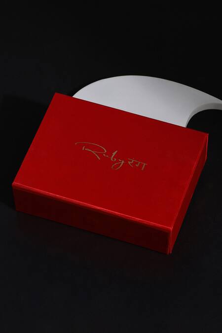 Shop_Ruby Raang_Pink Embellished Choker Necklace _Online_at_Aza_Fashions