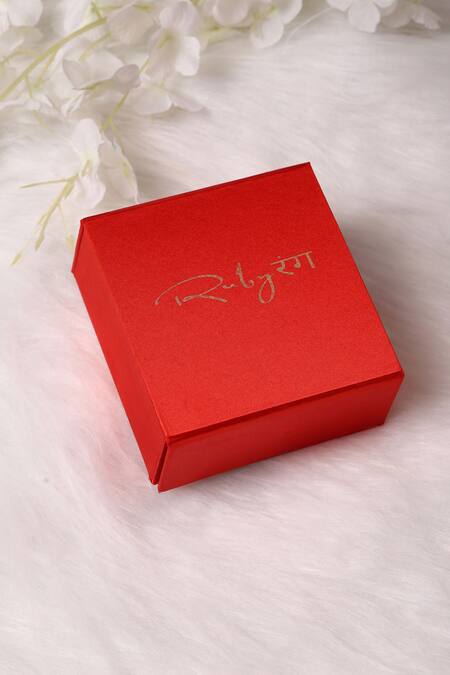 Ruby Raang Multi Color Pearls, Stones, Gota Patti Floret Bloom Kundan Jewellery Set at Aza Fashions Ruby Raang_Multi Color Pearls, Stones, Gota Patti Floret Bloom Kundan Jewellery Set _at_Aza_Fashions