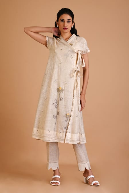 Mityan Misty Embroidered Angarkha Pant Set 