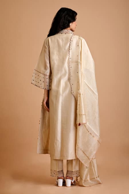 Mityan Nettle Embroidered Kurta Pant Set 