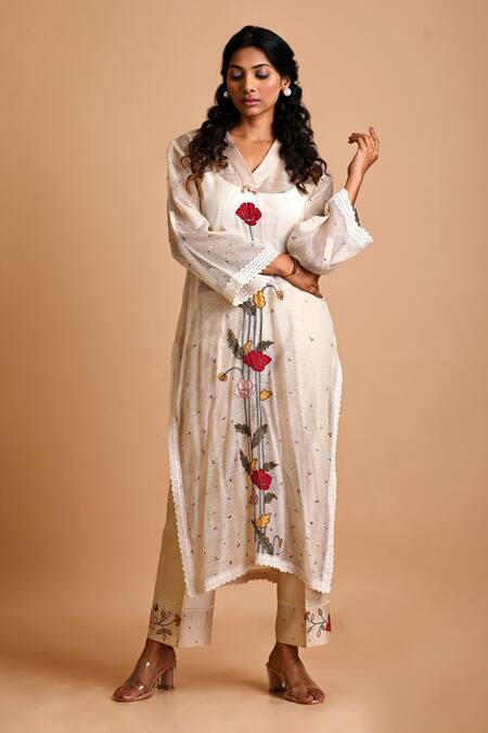 Mityan Pancy Embroidered Tunic & Pant Set 