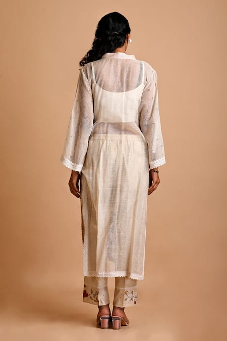 Mityan Pancy Embroidered Tunic & Pant Set 