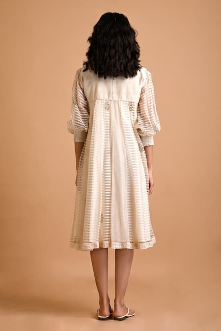 Mityan Quince Embroidered Dress With Inner 